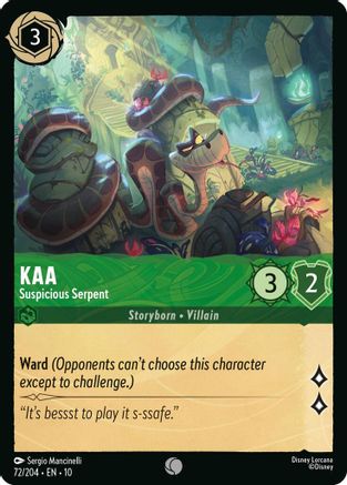 Kaa (Suspicious Serpent) - 72/204 - Common