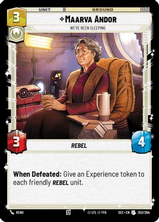 Maarva Andor - We've Been Sleeping - 252/264 - Uncommon