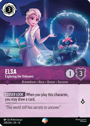 Elsa (Exploring the Unknown) - 208/204 - Epic (Foil)