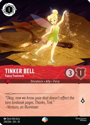 Tinker Bell (Fancy Footwork) - 214/204 - Epic (Foil)