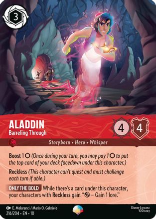 Aladdin (Barreling Through) - 216/204 - Epic (Foil)
