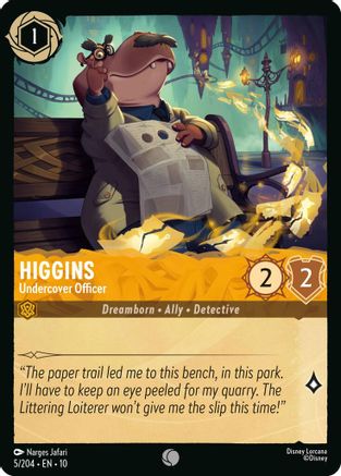Higgins (Undercover Officer) - 5/204 - Common