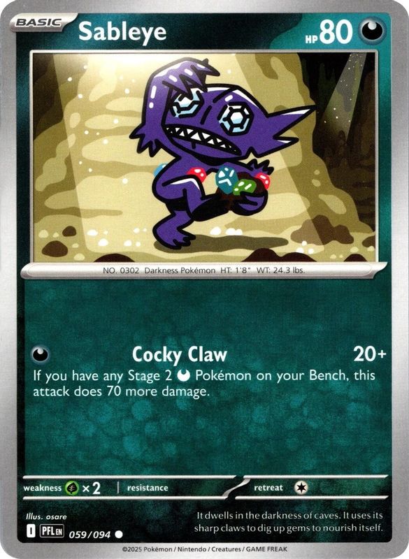 Sableye - 059/094 - Common