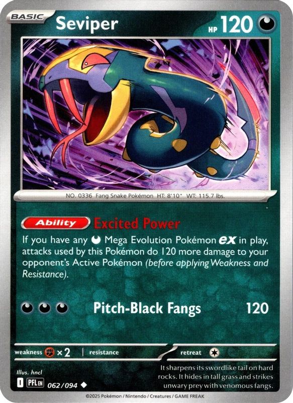 Seviper - 062/094 - Uncommon