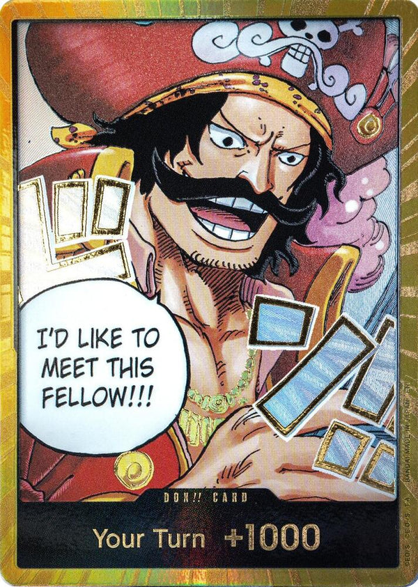 DON!! Card (Gol.D.Roger) (Gold) - DON!! - DON!!