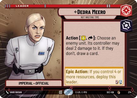 Dedra Meero - Not Wasting Time (Hyperspace) - 274 - Common