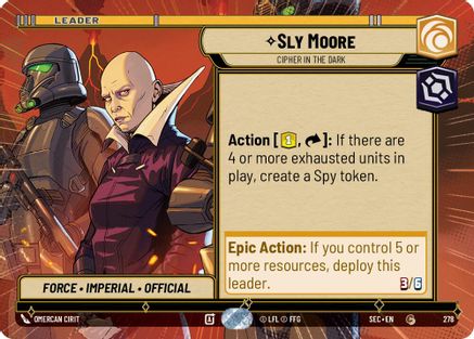 Sly Moore - Cipher in the Dark (Hyperspace) - 278 - Common