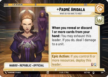 Padmé Amidala - What Do You Have to Hide? (Hyperspace) - 280 - Special