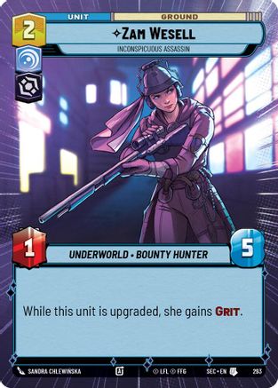 Zam Wesell - Inconspicuous Assassin (Hyperspace) - 293 - Uncommon