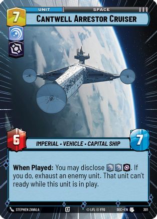 Cantwell Arrestor Cruiser (Hyperspace) - 301 - Uncommon