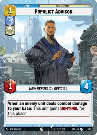 Populist Advisor (Hyperspace) - 305 - Uncommon