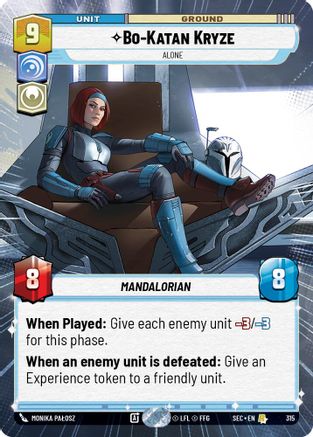 Bo-Katan Kryze - Alone (Hyperspace) - 315 - Rare