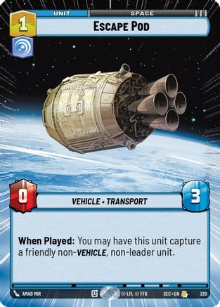 Escape Pod (Hyperspace) - 320 - Rare