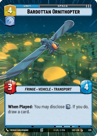 Bardottan Ornithopter (Hyperspace) - 326 - Common