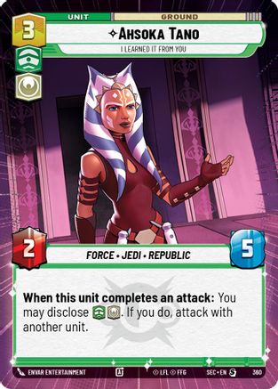 Ahsoka Tano - I Learned It from You (Hyperspace) - 360 - Special