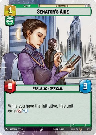Senator's Aide (Hyperspace) - 372 - Common