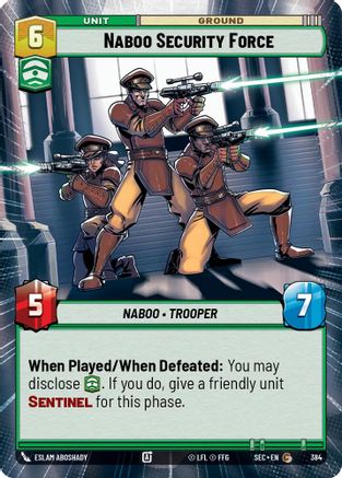 Naboo Security Force (Hyperspace) - 384 - Common