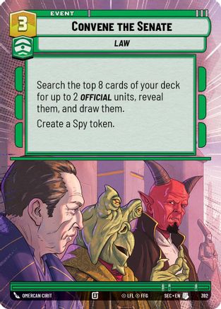 Convene the Senate (Hyperspace) - 392 - Uncommon