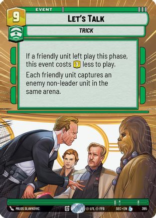 Let's Talk (Hyperspace) - 395 - Legendary