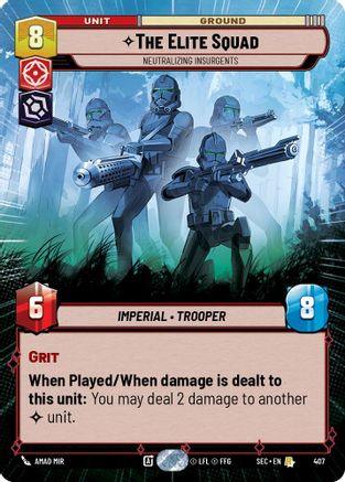 The Elite Squad - Neutralizing Insurgents (Hyperspace) - 407 - Rare