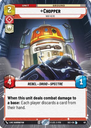 Chopper - War Hero (Hyperspace) - 411 - Legendary