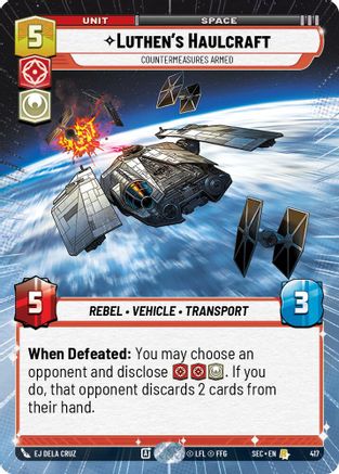 Luthen's Haulcraft - Countermeasures Armed (Hyperspace) - 417 - Rare