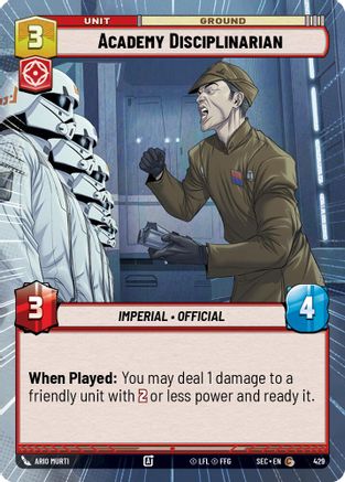 Academy Disciplinarian (Hyperspace) - 429 - Common