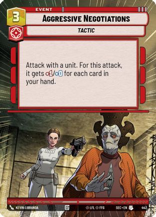 Aggressive Negotiations (Hyperspace) - 443 - Uncommon