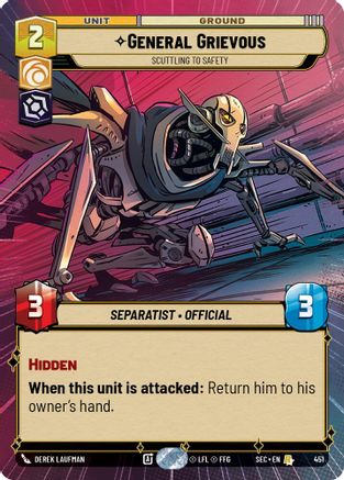 General Grievous - Scuttling to Safety (Hyperspace) - 451 - Rare