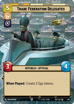 Trade Federation Delegates (Hyperspace) - 455 - Common