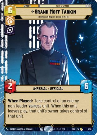 Grand Moff Tarkin - Taking Krennic's Achievement (Hyperspace) - 456 - Rare