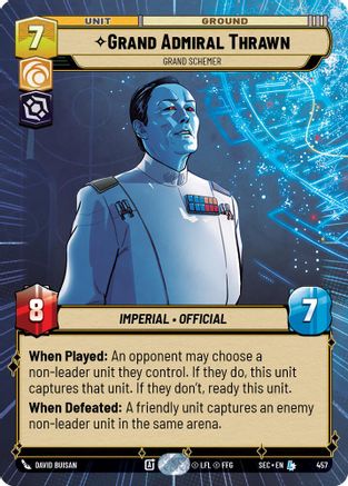 Grand Admiral Thrawn - Grand Schemer (Hyperspace) - 457 - Legendary