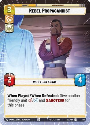 Rebel Propagandist (Hyperspace) - 466 - Uncommon
