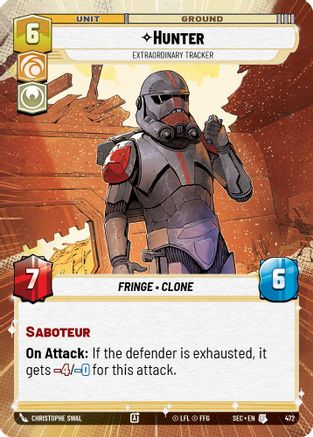 Hunter - Extraordinary Tracker (Hyperspace) - 472 - Uncommon