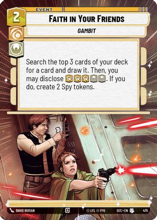 Faith in Your Friends (Hyperspace) - 475 - Uncommon