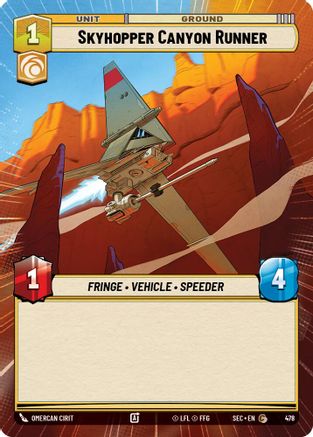 Skyhopper Canyon Runner (Hyperspace) - 478 - Common