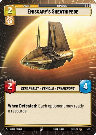 Emissary's Sheathipede (Hyperspace) - 479 - Common
