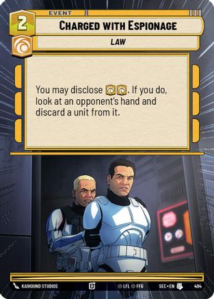 Charged with Espionage (Hyperspace) - 494 - Uncommon