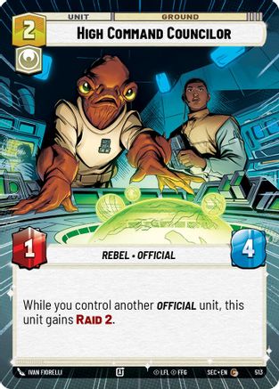 High Command Councilor (Hyperspace) - 513 - Common