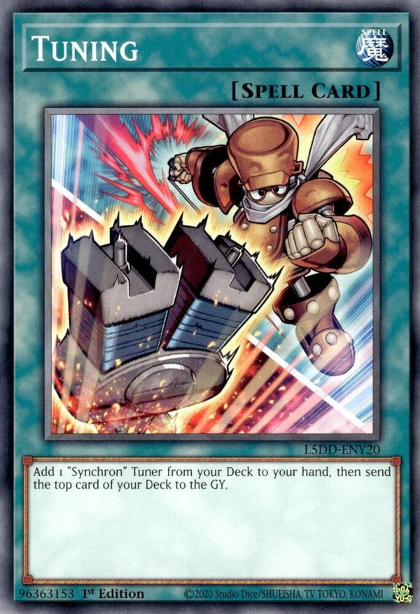 Tuning (Alternate Art) - L5DD-ENY20 - Common - 1st Edition