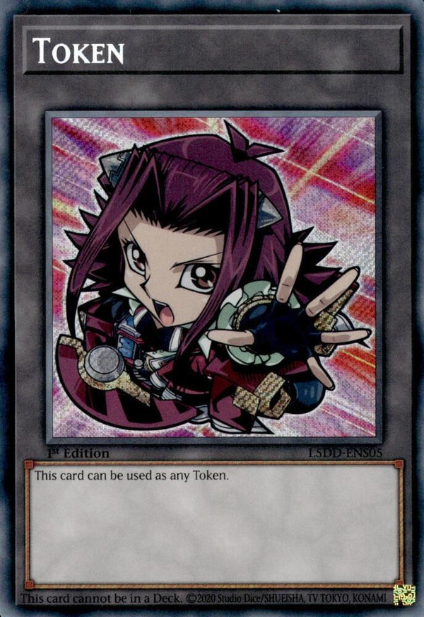 Token (Akiza) - L5DD-ENS05 - Secret Rare - 1st Edition