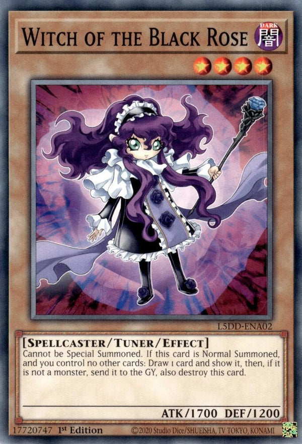 Witch of the Black Rose - L5DD-ENA02 - Common - 1st Edition