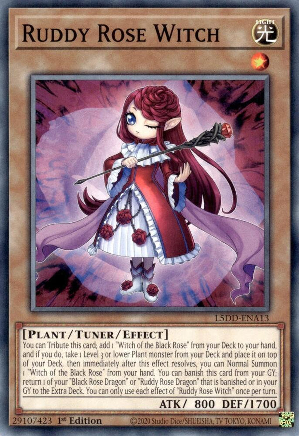 Ruddy Rose Witch - L5DD-ENA13 - Common - 1st Edition