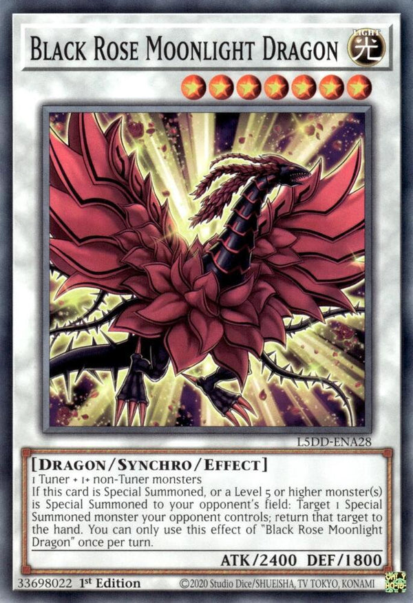 Black Rose Moonlight Dragon - L5DD-ENA28 - Common - 1st Edition