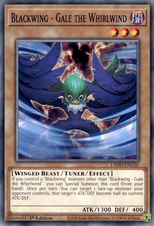 Blackwing - Gale the Whirlwind - L5DD-ENC01 - Common - 1st Edition