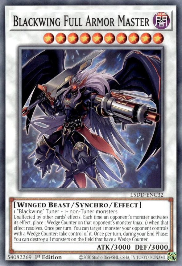 Blackwing Full Armor Master - L5DD-ENC32 - Common - 1st Edition