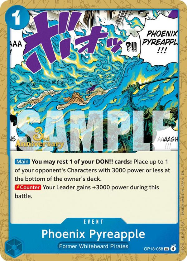 Phoenix Pyreapple (3rd Anniversary Tournament 3 Brothers Pack) - OP13-058 - Uncommon