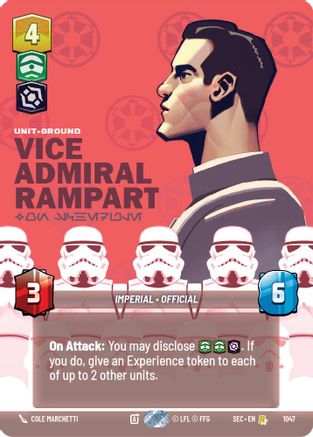 Vice Admiral Rampart - On Schedule (Prestige) - 1047 - Rare