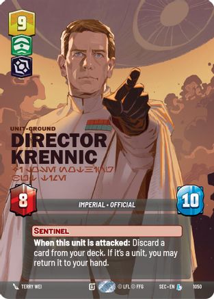 Director Krennic - I Lose Nothing But Time (Prestige) - 1050 - Legendary