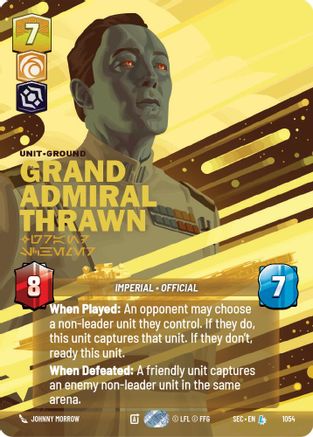 Grand Admiral Thrawn - Grand Schemer (Prestige) - 1054 - Legendary